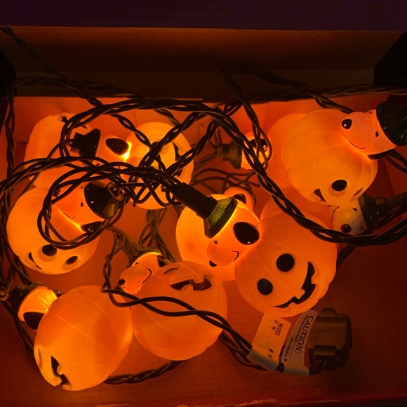 Peanut snoopy, low mode, plastic Halloween Punkin lights - Picture 8 of 8
